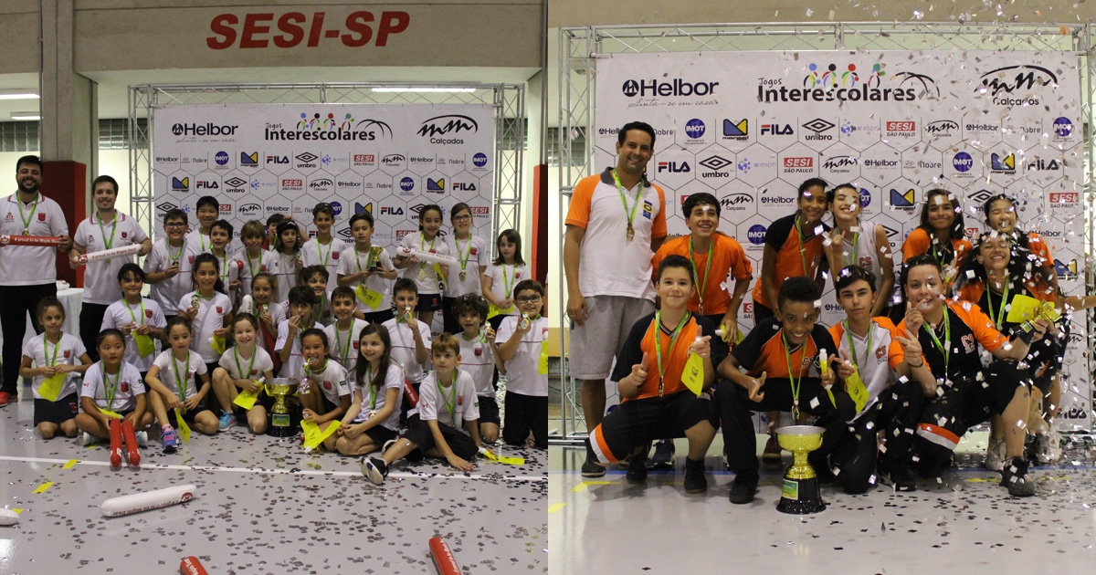 Colégios Suzano e Maple Bear conquistam a modalidade de Queimada dos Jogos Interescolares
