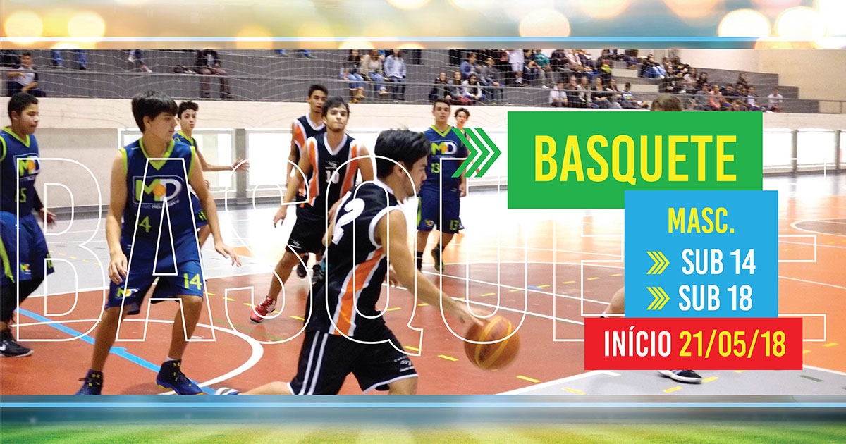 Jogos de basquete começam na próxima segunda-feira
