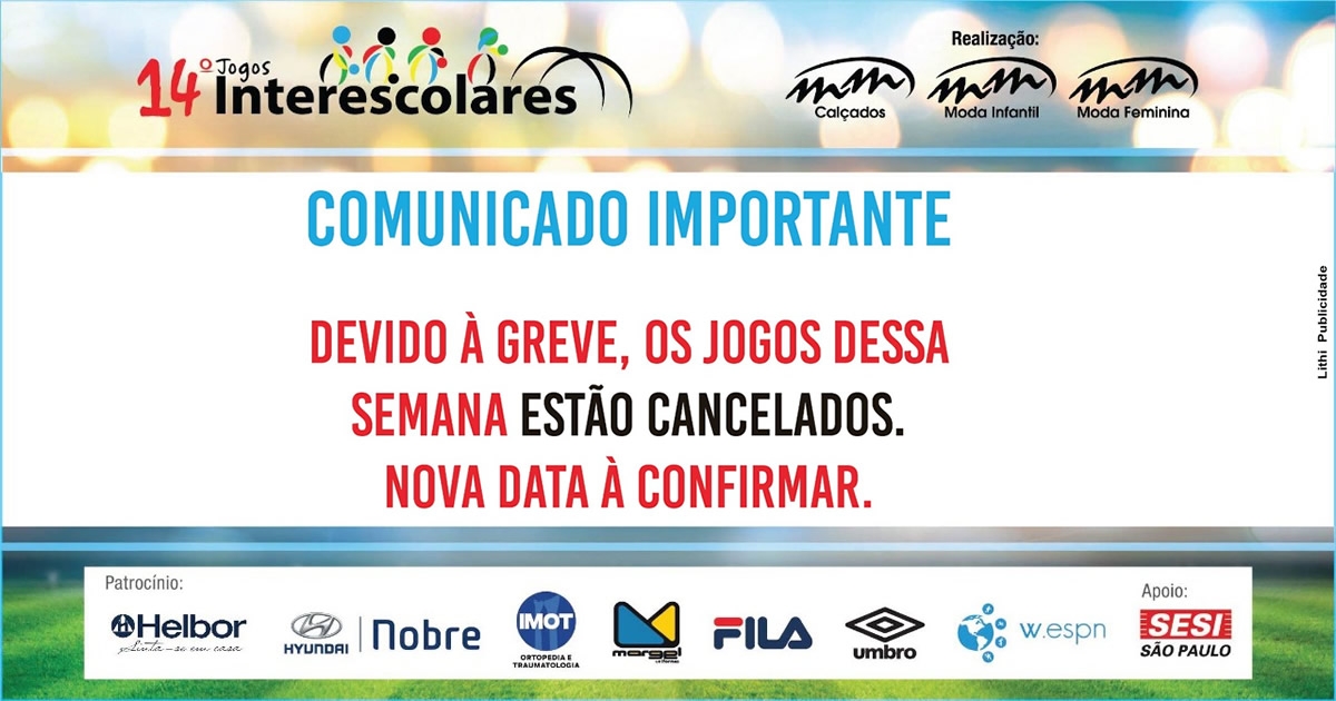 Rodada cancelada